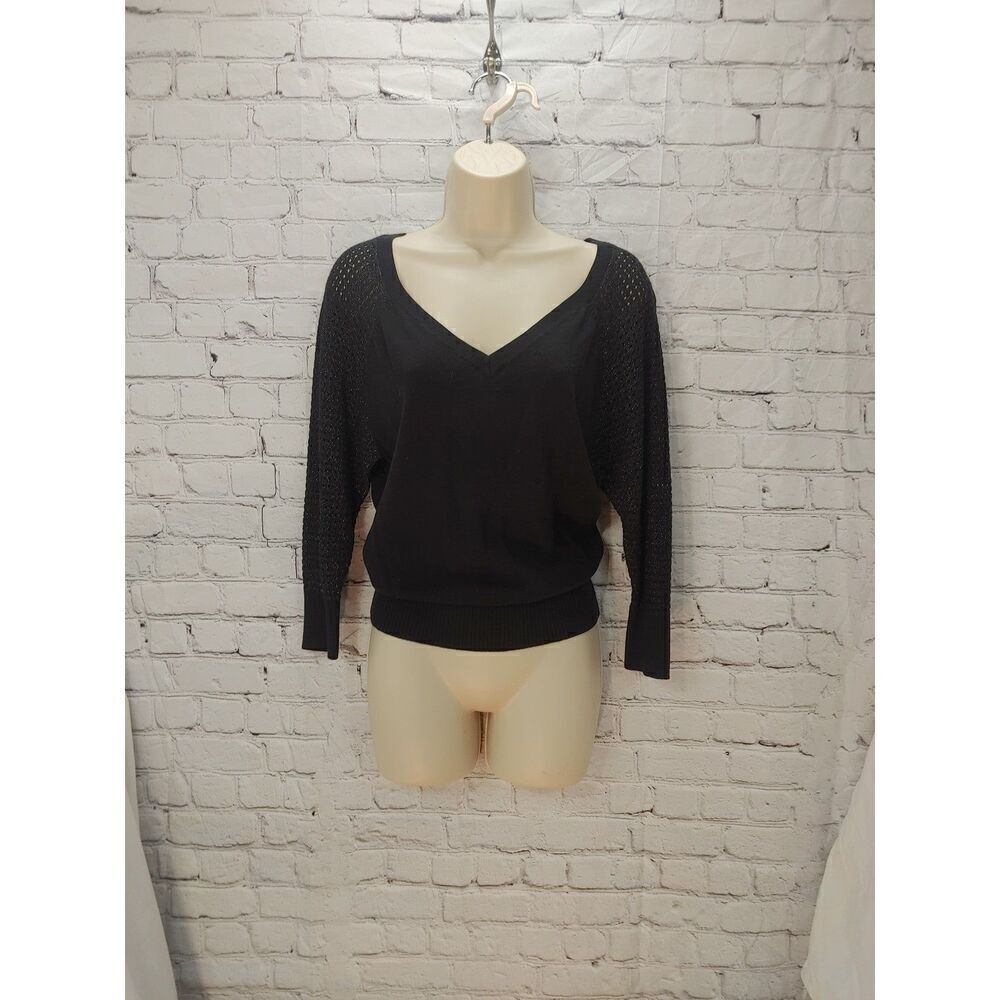 Attention Women's Size XS Black/Silver Sweater